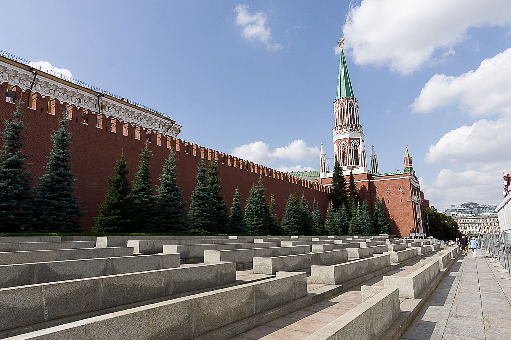 An der Kreml Mauer